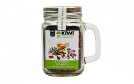 Kiwi Kisan Window Kashmiri Kahwa With Blended Saffron  Glass Jar  100 grams